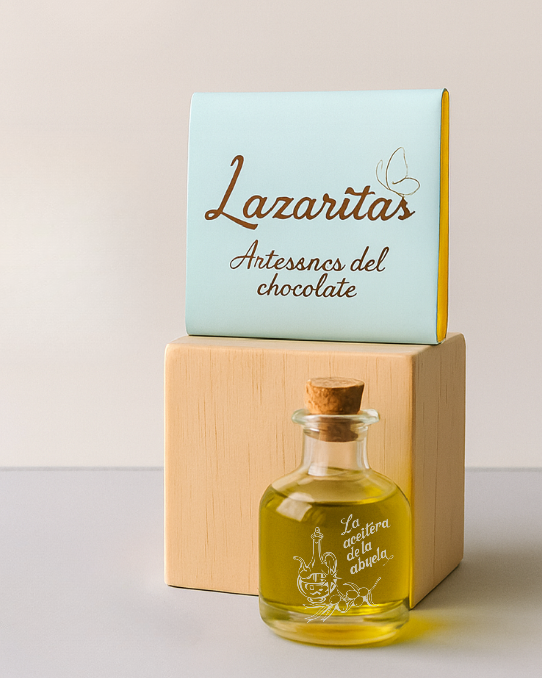 Lazarita chocolate negro trufado y aceite de oliva