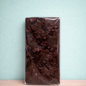 Tableta chocolate negro 70% y arándanos